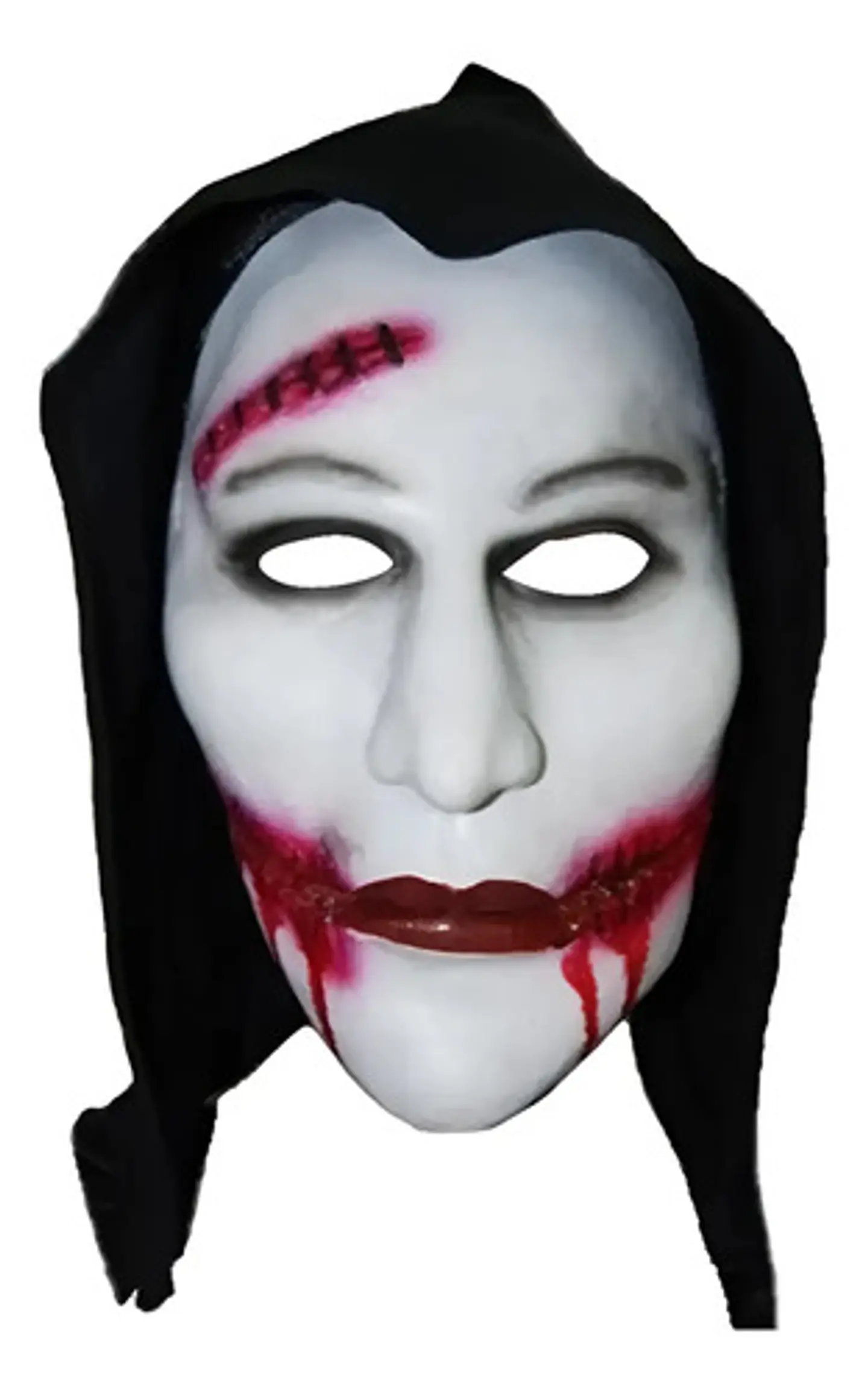 Máscara De Vampiro Yuang Jue En Plástico Blanco Para Halloween 1