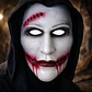 Máscara De Vampiro Yuang Jue En Plástico Blanco Para Halloween - Miniatura 2