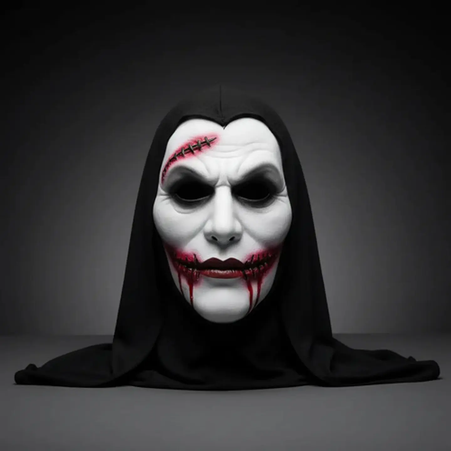 Máscara De Vampiro Yuang Jue En Plástico Blanco Para Halloween 5