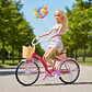 Muñeca 29cm Defa Lucy Bicicleta Glam Con Perrito Ref. 8276 - Miniatura 1