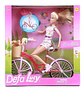 Muñeca 29cm Defa Lucy Bicicleta Glam Con Perrito Ref. 8276 - Miniatura 5