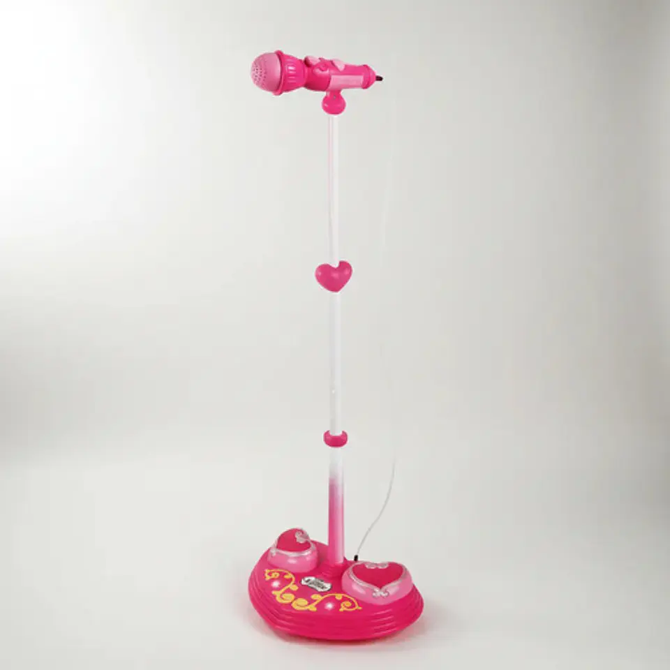 Micrófono Princess Karaoke Con Soporte Luz Ref. Hk-1389a 7