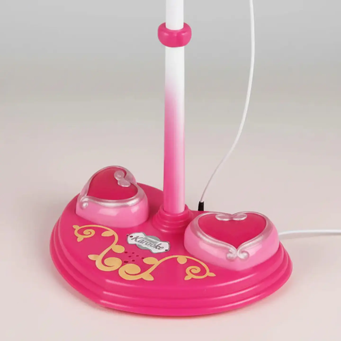 Micrófono Princess Karaoke Con Soporte Luz Ref. Hk-1389a 9