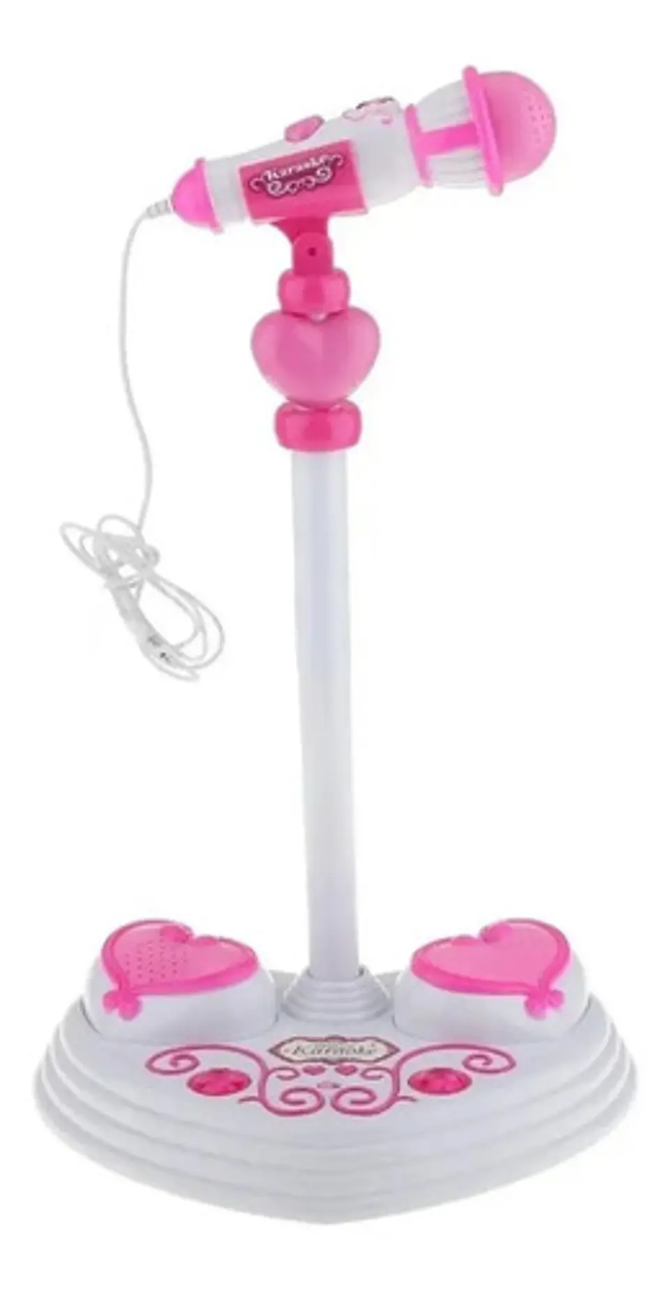 Micrófono Princess Karaoke Con Soporte Luz Ref. Hk-1389a 11