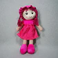 Muñeca De Trapo 38cm Pequeña Suave Con Vestido Niñas Bebés - Miniatura 3