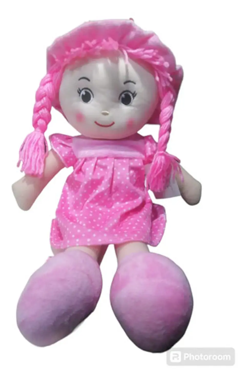 Muñeca De Trapo 38cm Pequeña Suave Con Vestido Niñas Bebés 7