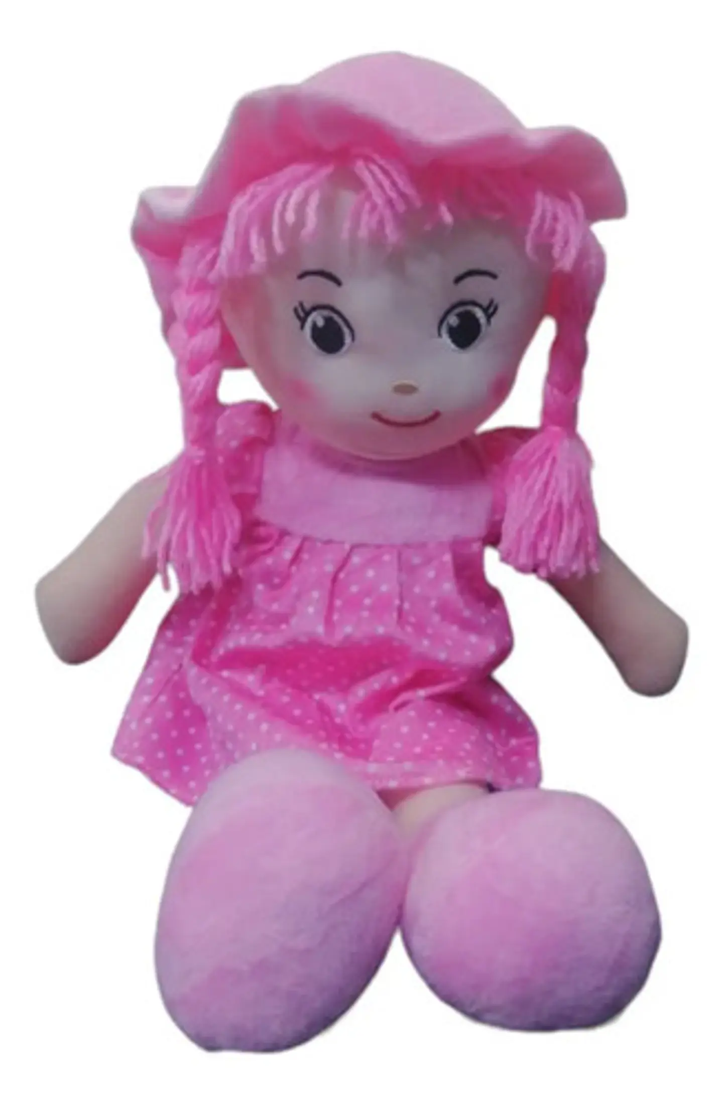 Muñeca De Trapo 38cm Pequeña Suave Con Vestido Niñas Bebés 8
