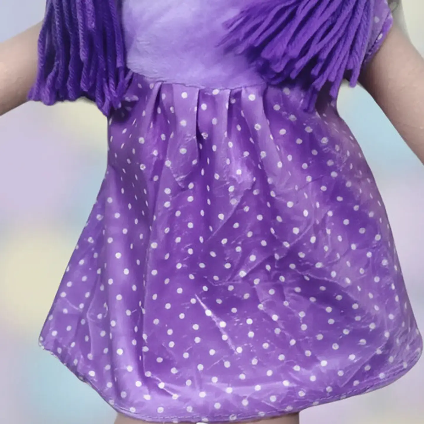 Muñeca De Trapo 38cm Pequeña Suave Con Vestido Niñas Bebés 13