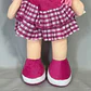 Muñeca De Trapo 38cm Pequeña Suave Con Vestido Niñas Bebés - Miniatura 16
