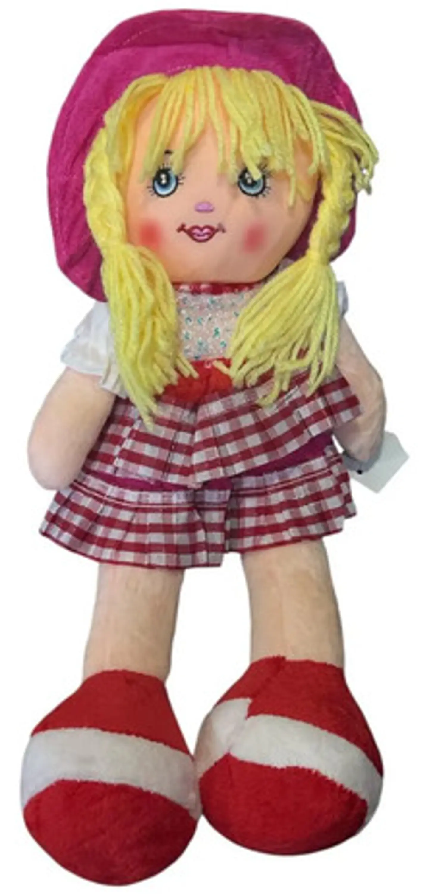 Muñeca De Trapo 38cm Pequeña Suave Con Vestido Niñas Bebés 35
