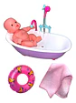 Mini Bañera Divertida Bebé Agua Real Luz Y Sonido Ref. 389-1 - Miniatura 2