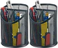 Porta Lapices Con Malla Metalico Para Oficina - Miniatura 2
