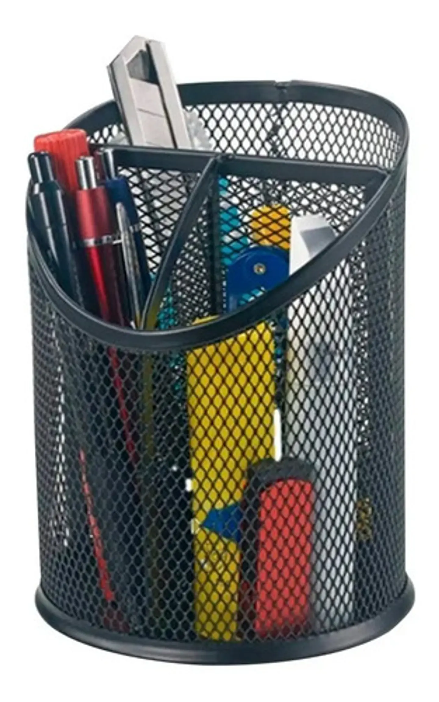 Porta Lapices Con Malla Metalico Para Oficina 3