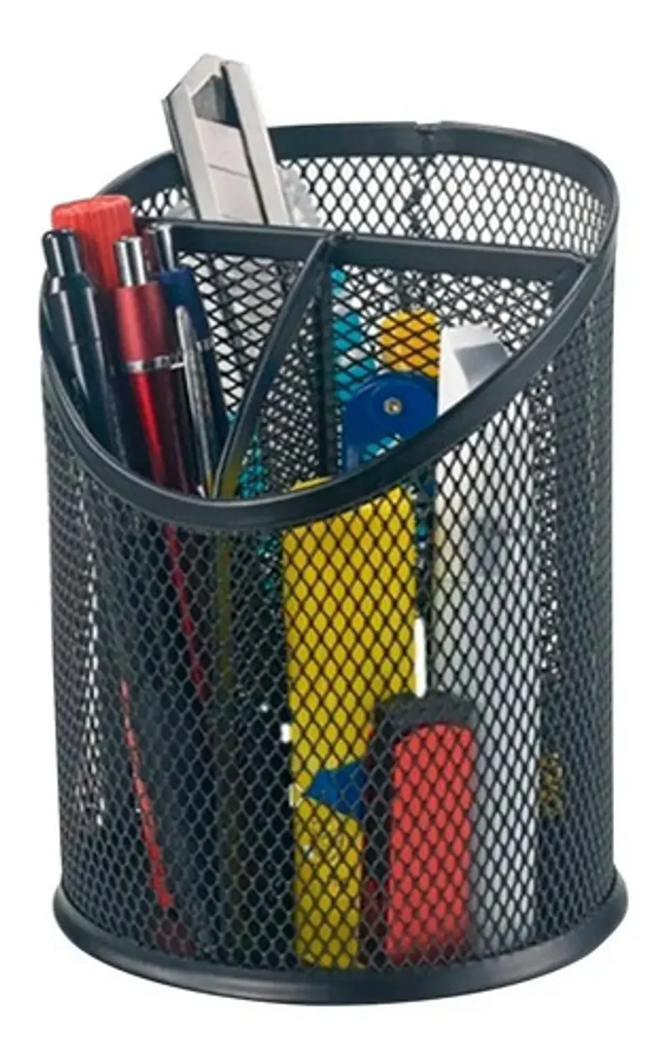 Porta Lapices Con Malla Metalico Para Oficina 3