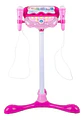 Micrófono Karaoke Doble Con Soporte Luz Mp3 Ref. Hk-6018 - Miniatura 3