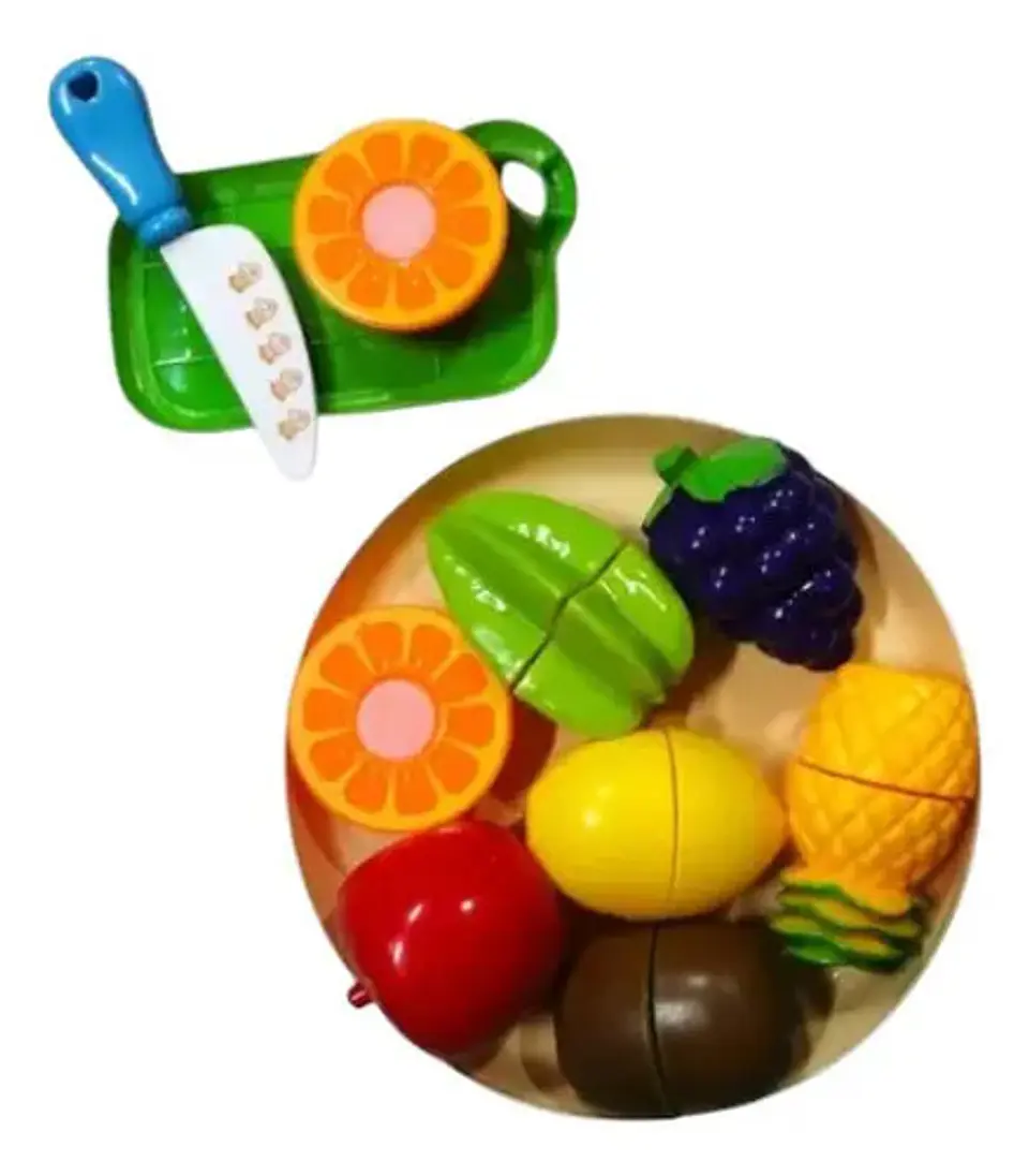 Set De Frutas Tabla Picar Cocina Niñas Canasta Ref. 848-60 3