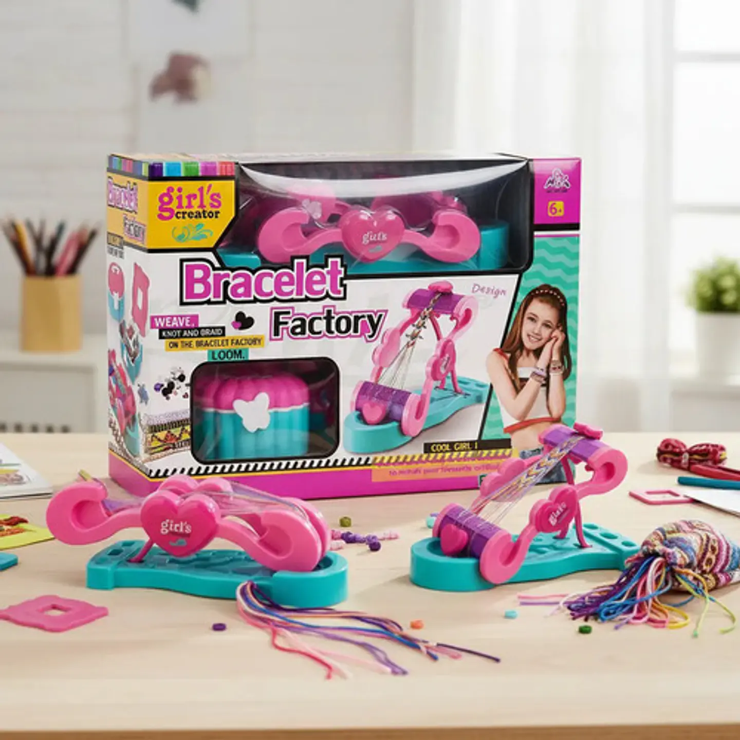  Telar Fabrica Brazaletes Girls Creator Telar Pulseras 6