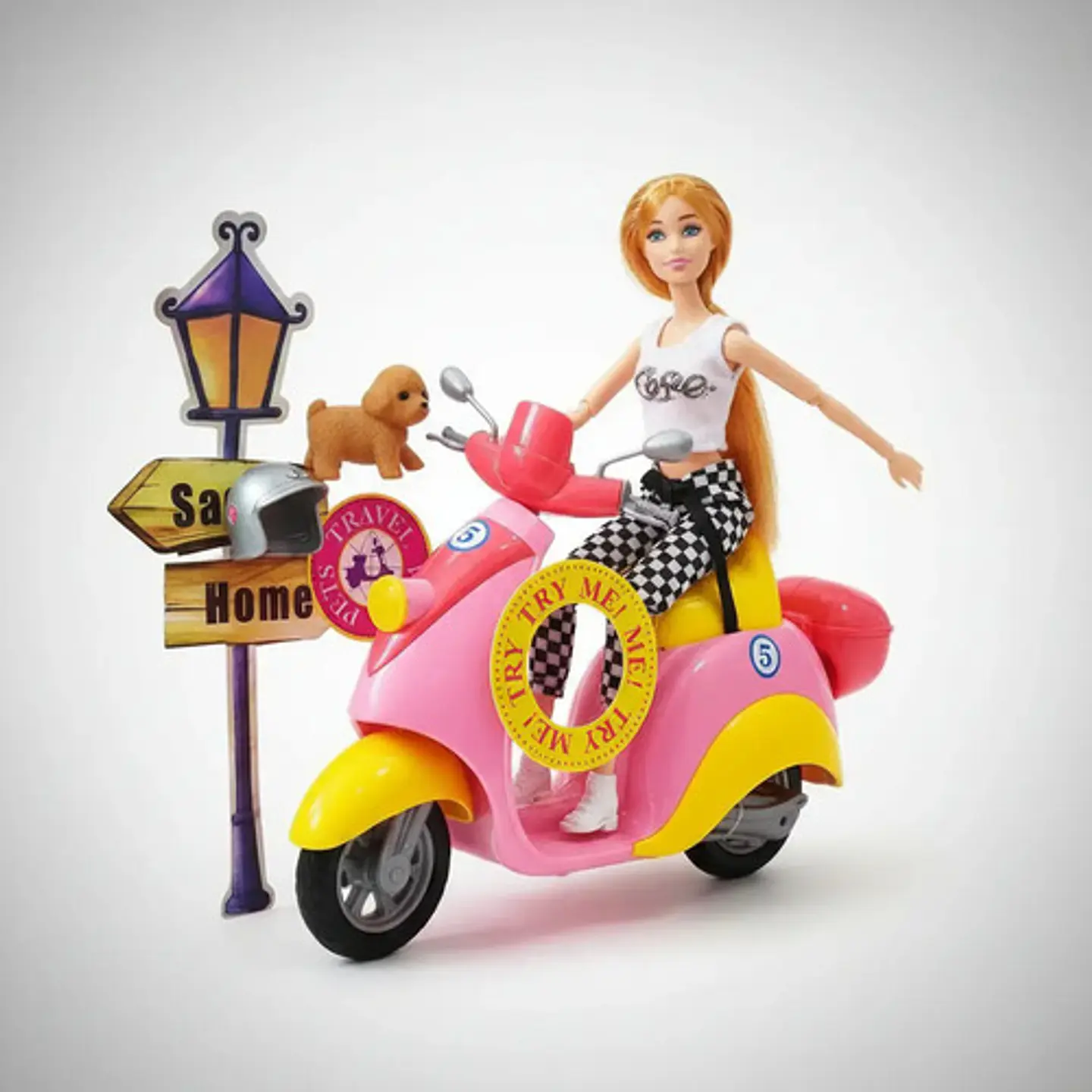 Muñeca Sariel Viaja Con Mascotas Luz Sonido Ref. 5533 1
