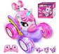 Carro R/c Unicornio Y Tiburón Para Niñas Luces Y Sonidos - Miniatura 2