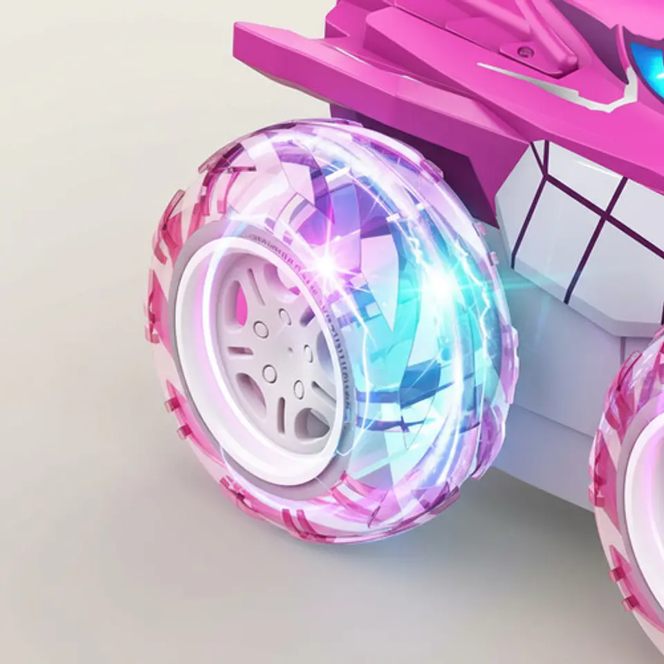 Carro R/c Unicornio Y Tiburón Para Niñas Luces Y Sonidos 9