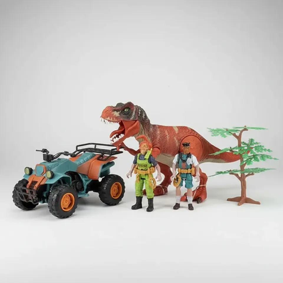Set De Rescate Dinosaurios Jurassic Jeep Ref. F124-82 1