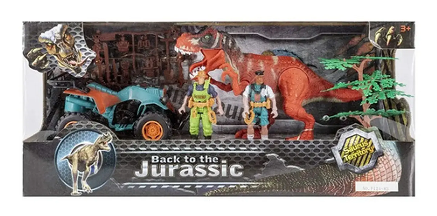 Set De Rescate Dinosaurios Jurassic Jeep Ref. F124-82 4