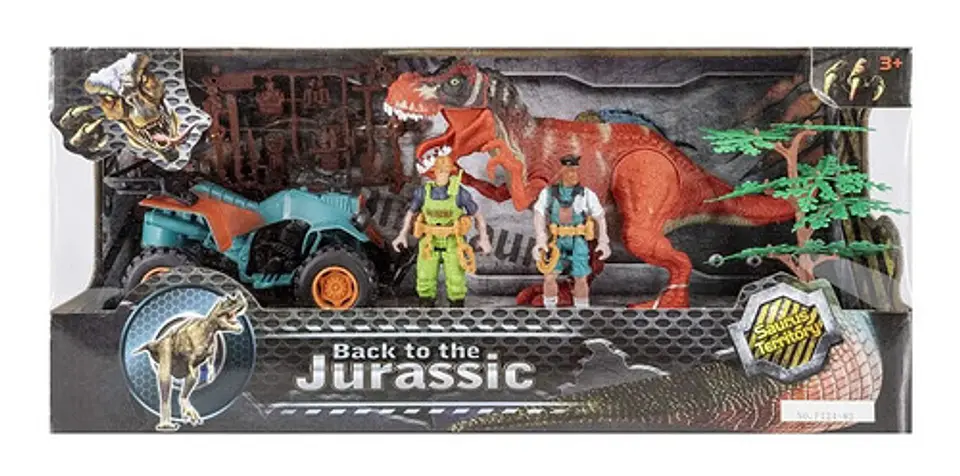 Set De Rescate Dinosaurios Jurassic Jeep Ref. F124-82 4