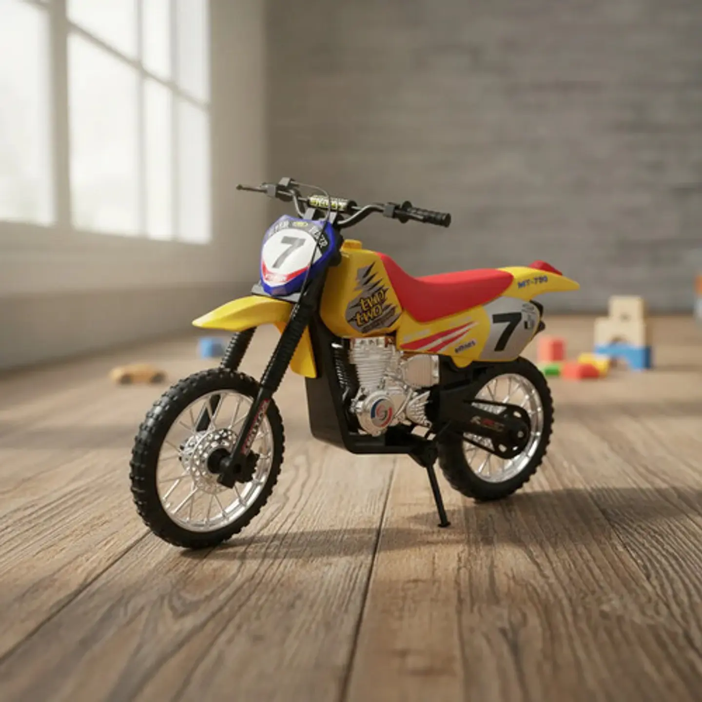 Moto Dt 32cm Didáctica Ensamblable 2 Llantas. Ref: Zr-6088 3