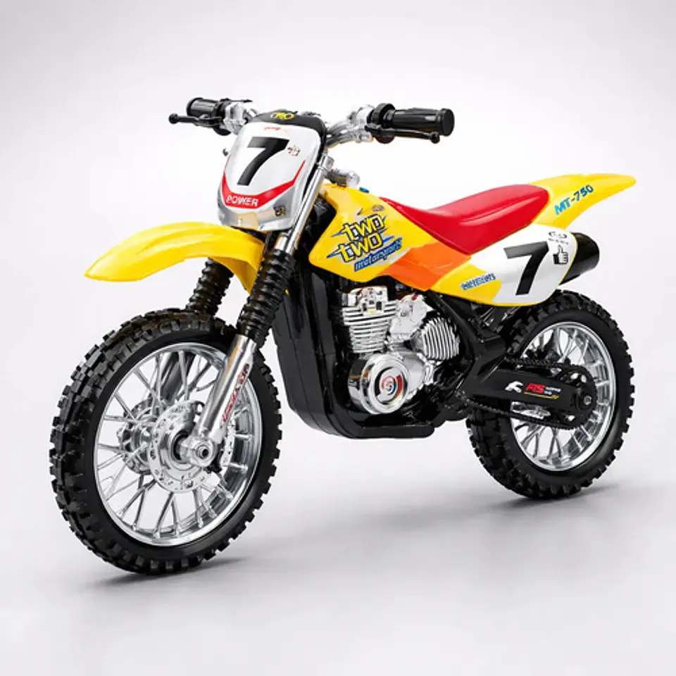 Moto Dt 32cm Didáctica Ensamblable 2 Llantas. Ref: Zr-6088 5