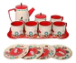 Set De Te Metálico 14pcs Niñas Vajilla Cocina Ref. 998-e - Miniatura 1