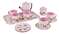 Set De Te Metálico 14pcs Niñas Vajilla Cocina Ref. 998-e - Miniatura 4
