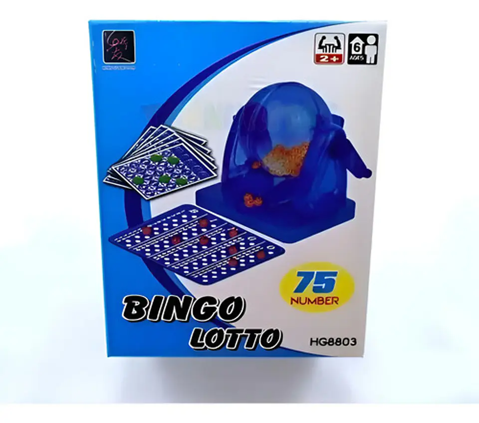 Juego De Mesa Bingo Balotera 75 Números Ref. 8230 1