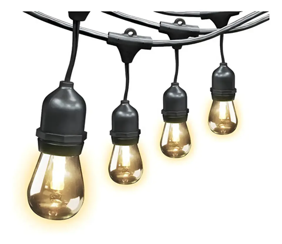 Guirnalda 9.1m 15 Bombillos Led Feit Electric Luz Amarilla 12v 1