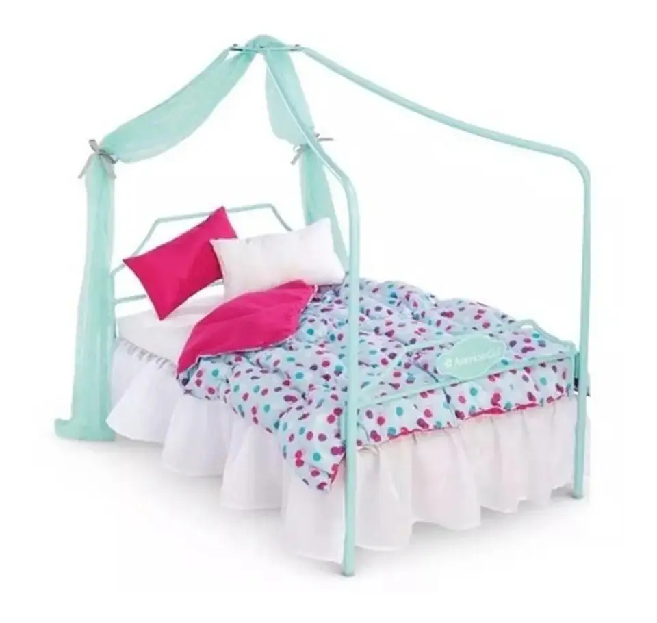 American Girl Cama De Dosel Muñecas Canopy Bed Dnj92 3