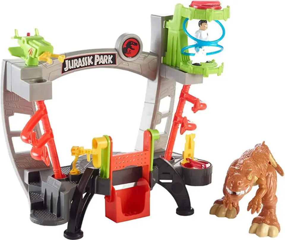 Fisher-price Jurassic World Laboratorio Rex Mattel Fxp79  4