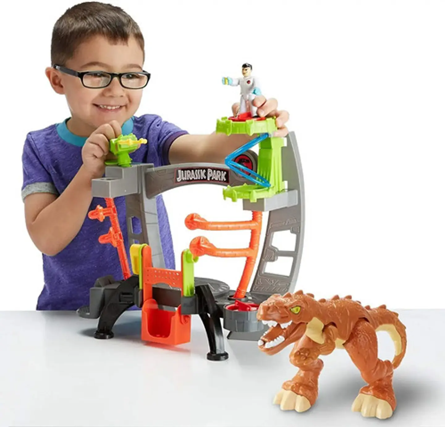 Fisher-price Jurassic World Laboratorio Rex Mattel Fxp79  6