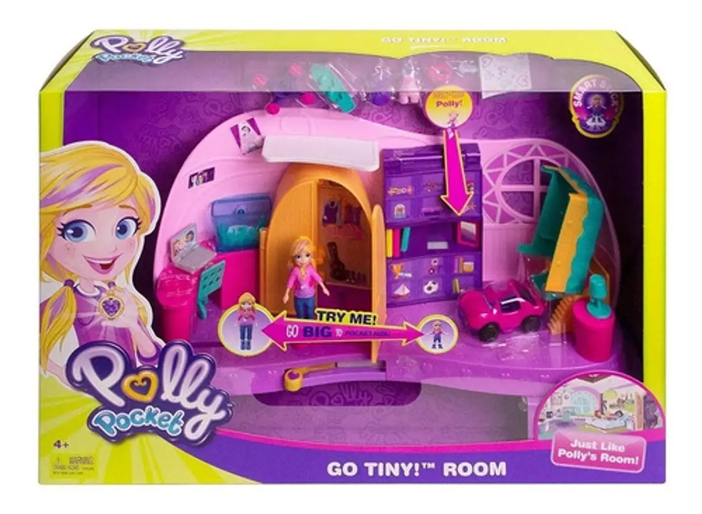 Polly Pocket Cuarto Transformable Mattel Fry98 3