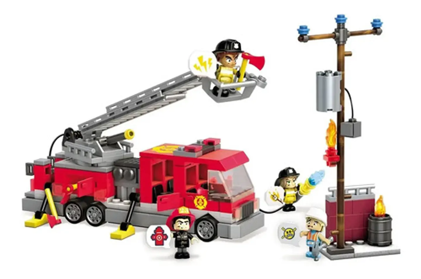 Mega Construx World Rescate De Bomberos 294 Piezas 2