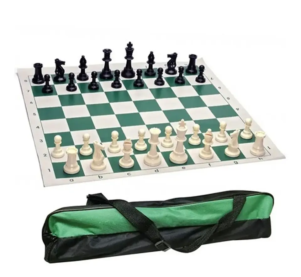 Ajedrez Paño Enrollable 42cm Con Bolso Para Cargar Ld-1044 1