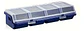 Organizador Plástico De Piezas Pequeñas X4 Compartimentos Azul - Miniatura 5