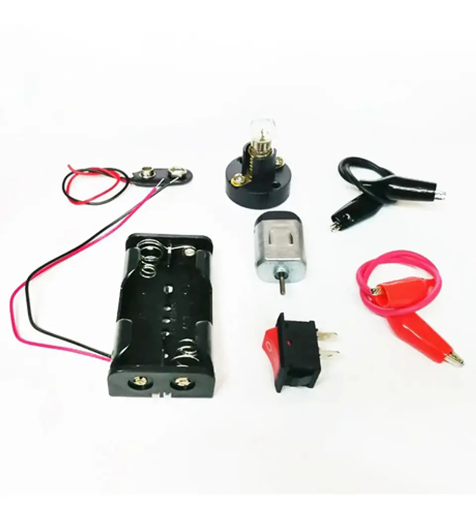 Juego De Accesorios X8pcs Motor Bombillo Para Maquetas  3