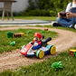 Carro Control Remoto Mario Bros Kart Luces Juguete Grande Rojo - Miniatura 3