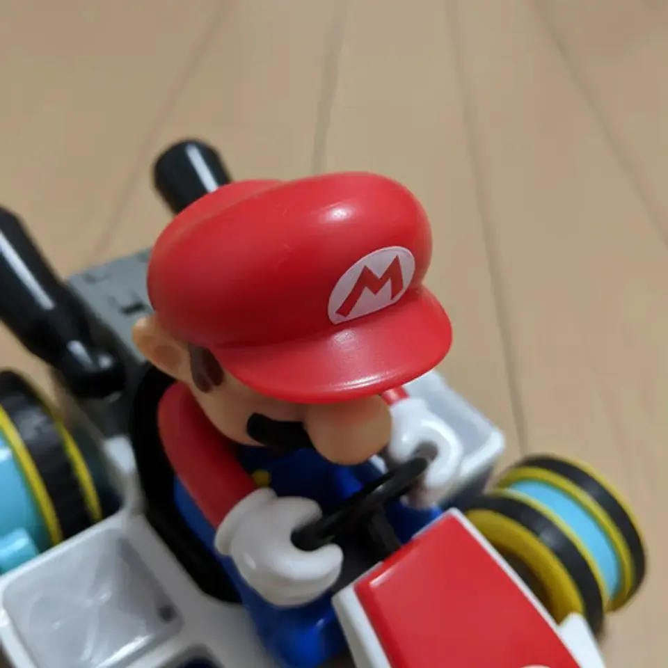 Carro Control Remoto Mario Bros Kart Luces Juguete Grande Rojo 8