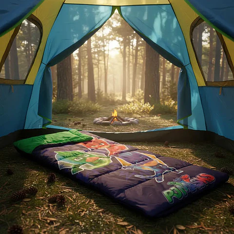 Sleeping Bag Bolsa De Dormir Pj Mask Camping 