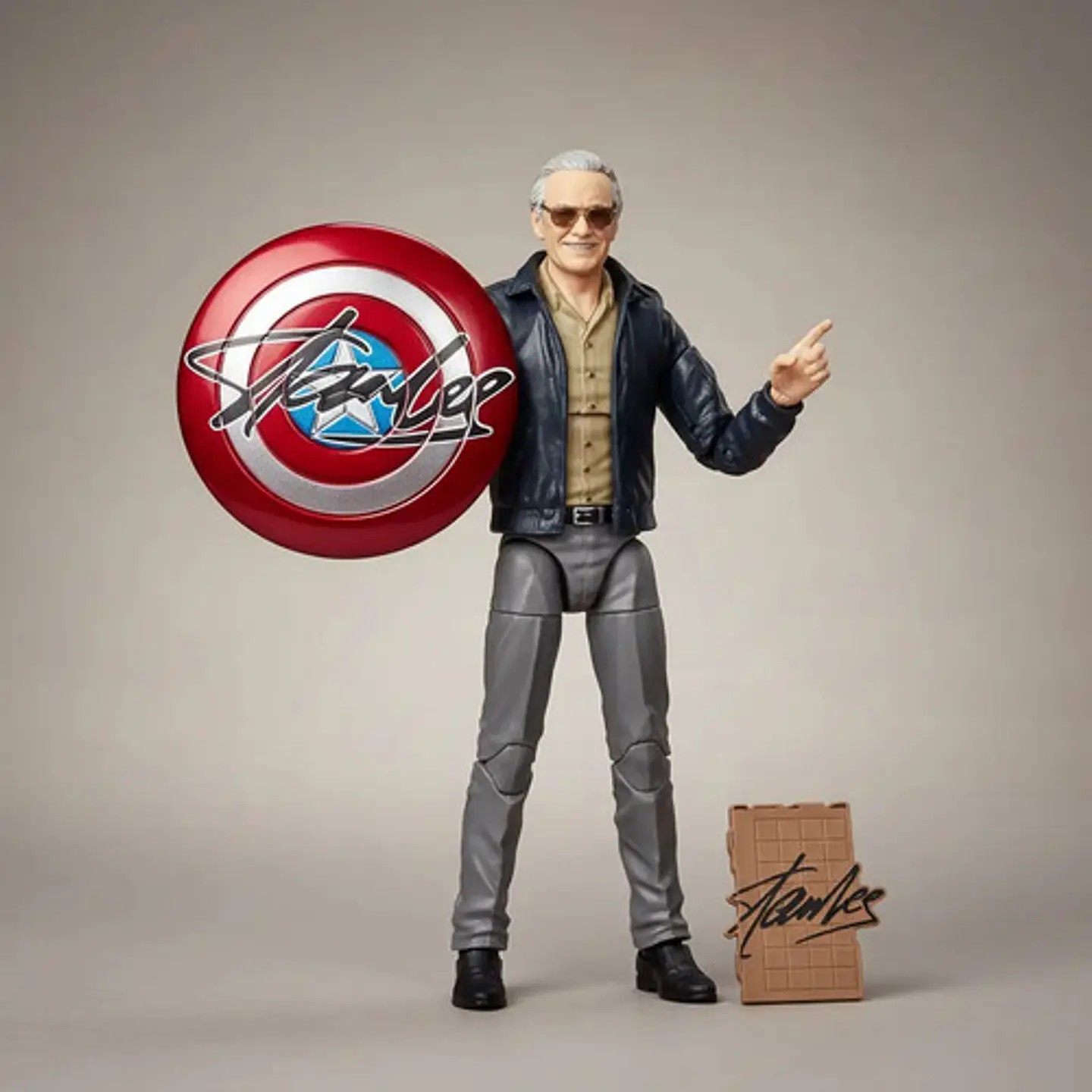 Figura Hasbro E9658 de la serie Marvel Legends, edición Stan Lee 1