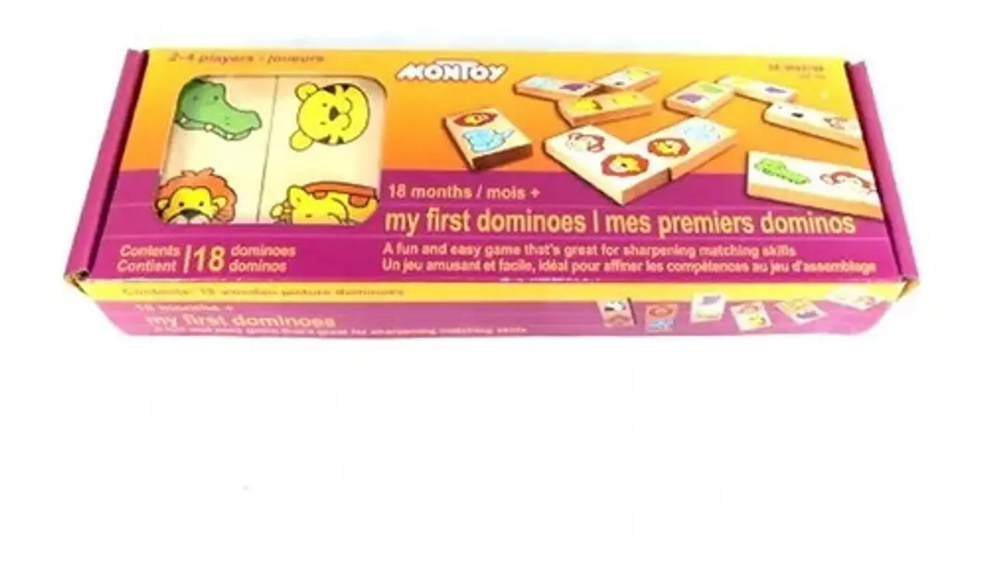 Domino Para Niños En Madera De Animales Juego Didáctico 3