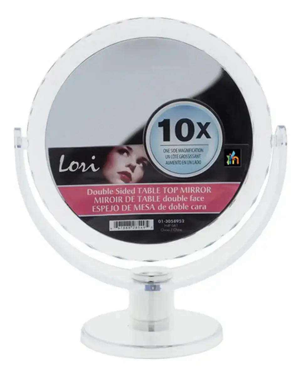 Set De Espejo De 10 Aumentos Mesa Brochas Maquillaje 2