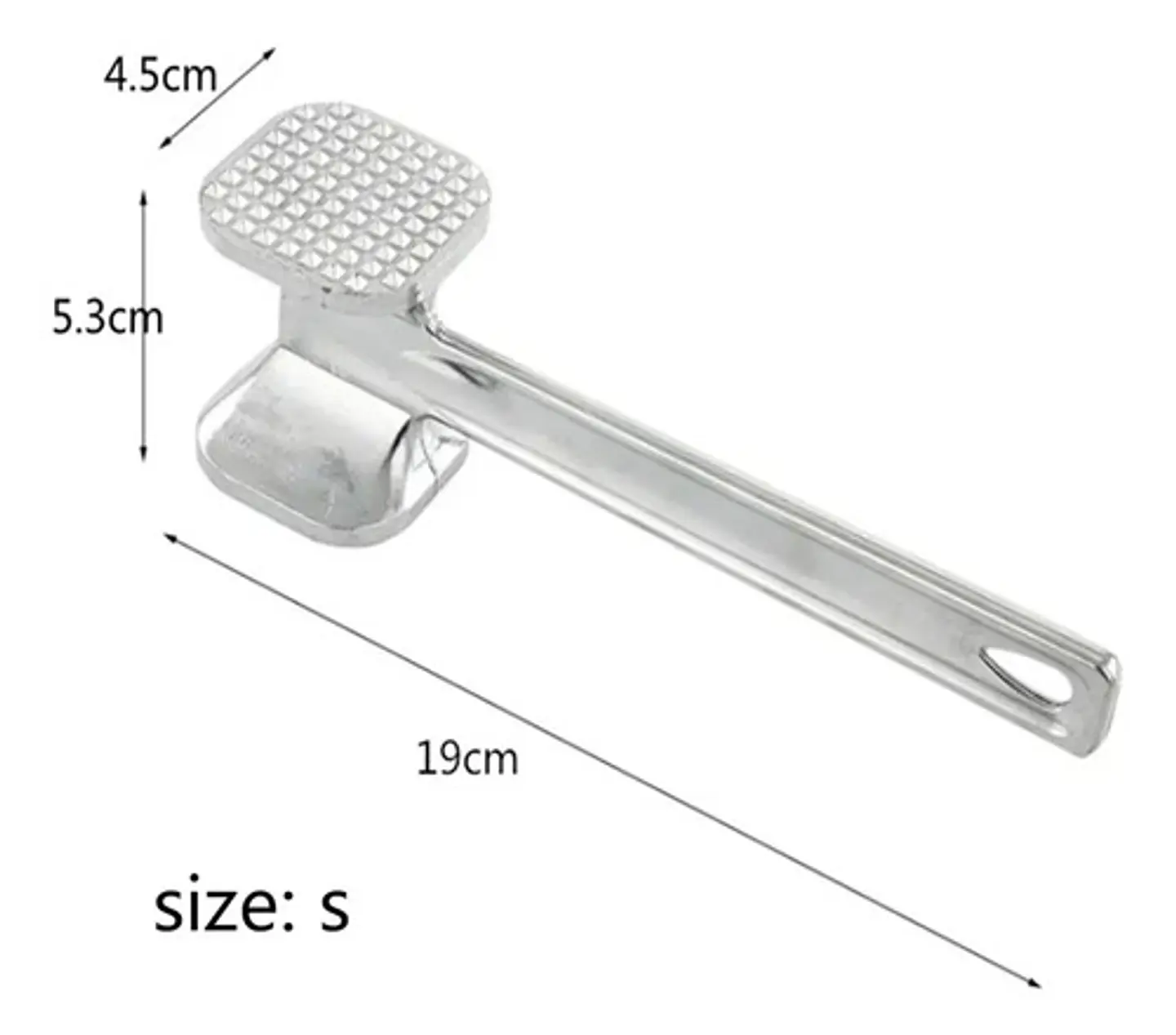 Martillo Aluminio Ablandador Carne Herramientas Chef 5