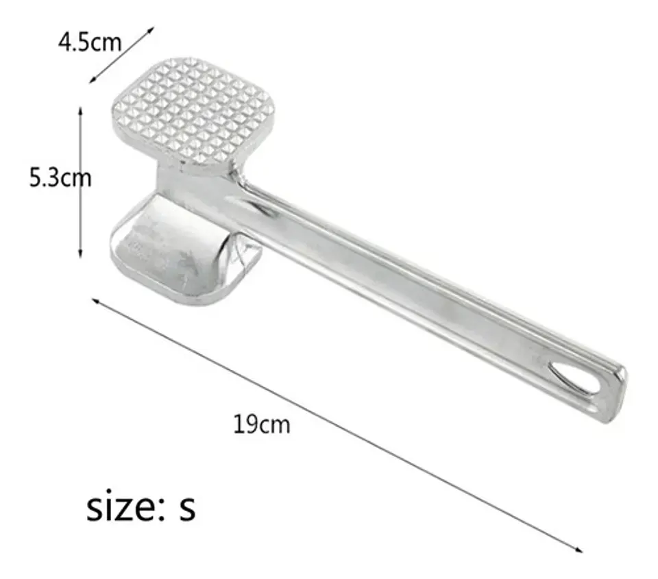 Martillo Aluminio Ablandador Carne Herramientas Chef 5