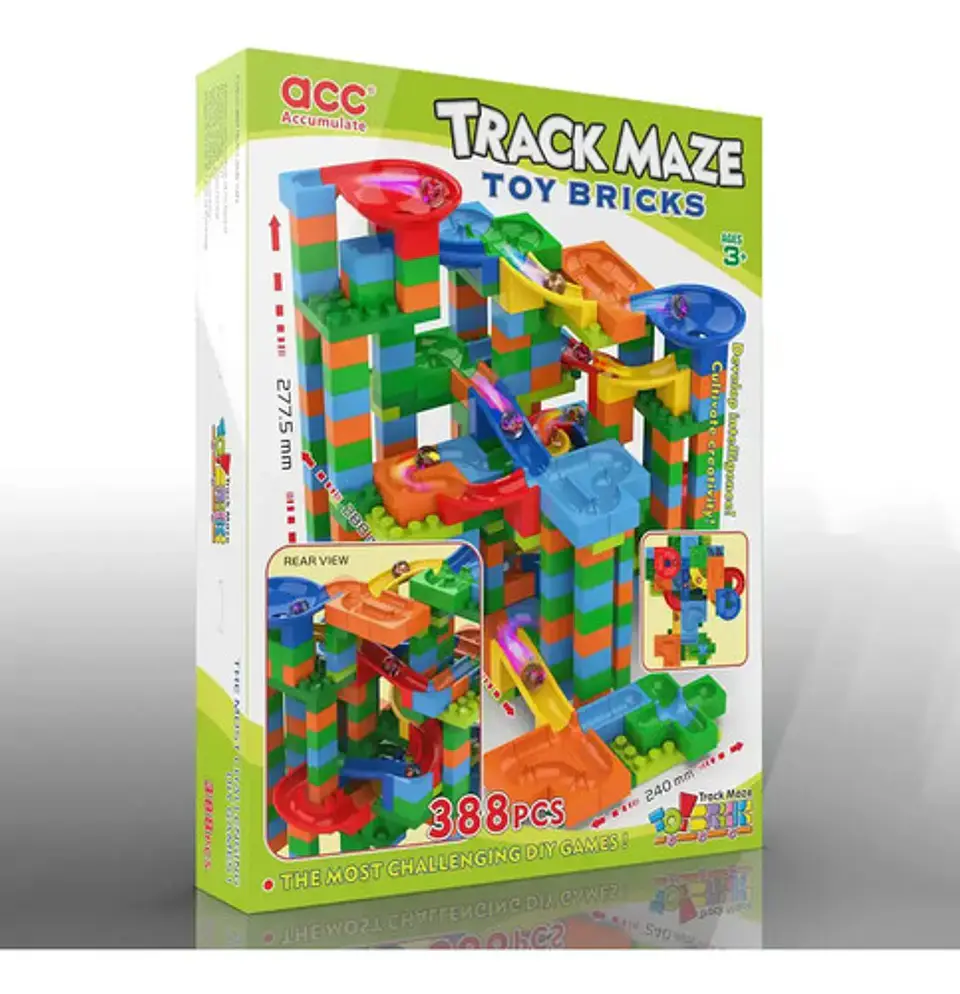 Armatodo Pista De Laberinto Piquis Canicas Track Maze 388 Pz 2